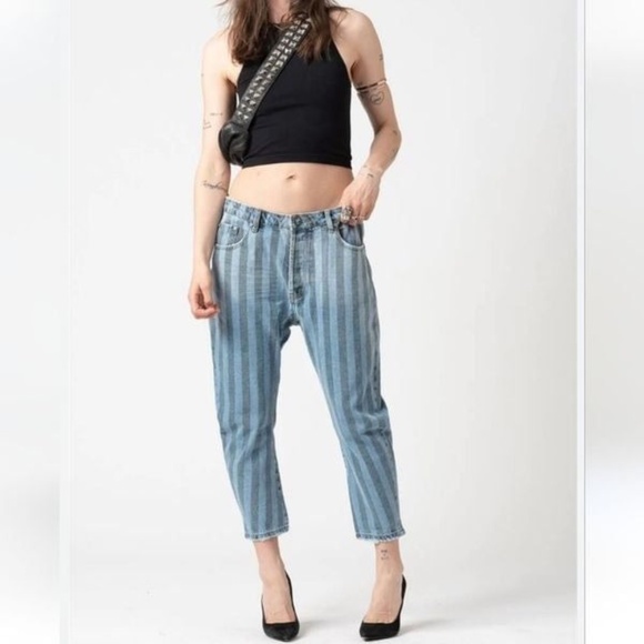 One Teaspoon Zephyr Eagles slouchy jeans 26 - Picture 4 of 8